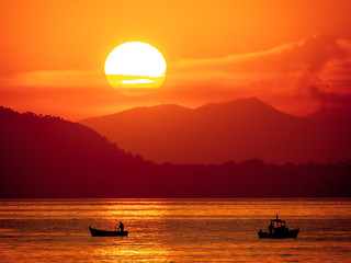 Sicilian Coast at Sunrise in Palermo