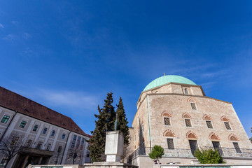 The mosque of pasha Qasim the Victorious in Pecs
