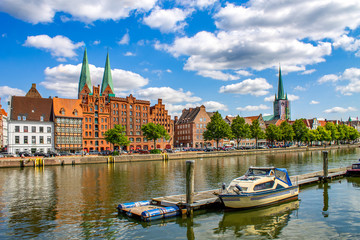 Obraz premium Altstadt, Luebeck, Deutschland 