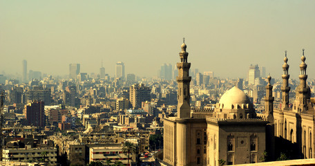 View over Kairo City, Egypt - obrazy, fototapety, plakaty