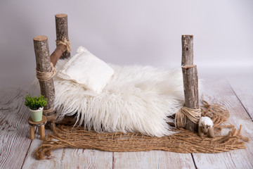 cama fotografia newborn prop