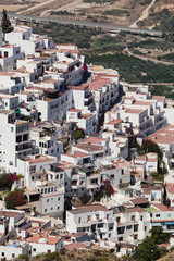 White Facades of Buildings in Mojacar, Spain