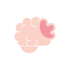 Isolated brain icon vector design