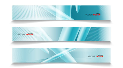Abstract vector design banner template with light effect background