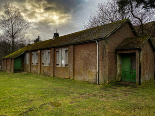 Derelict village hall in Windyhaugh, Northumberland