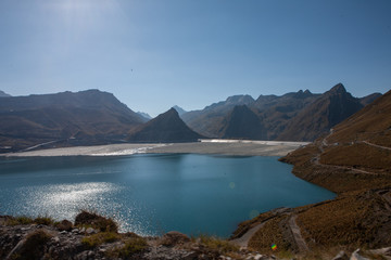The Andes Peru South America. Mountains. Lake. Antamina. Goldmine