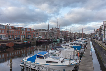 Rotterdam historical buildings and cityscape