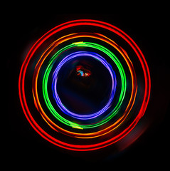  abstract photo of colorful lights