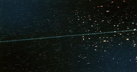 Digital space world 3d data earth background