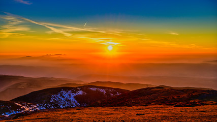 Atardecer desde Matagalls, Catalunya, Spain