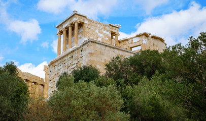 Fototapeta na wymiar Ruins of Propylaea