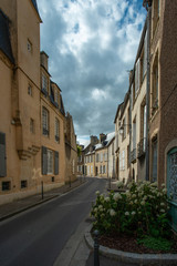 Fototapeta na wymiar street view of the the city of Bayeux France