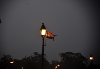 lantern at night