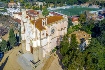 Sanctuary of the Mother of God of Mercy, in Canet de Mar Spain