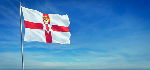 The National flag of Northern Ireland
