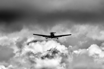 airplane in the sky