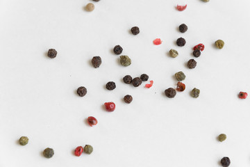 Mix of pepper seeds, spicy and condiment ingredients