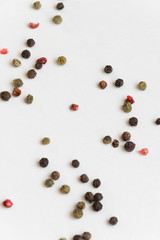 Mix of pepper seeds, spicy and condiment ingredients