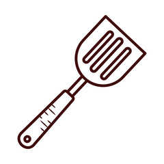 Isolated spatula line style icon vector design