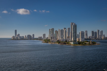 Fototapeta premium Pano view of the city of 