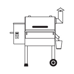 Wood Pellet Grill and Smoker with Temperature Control