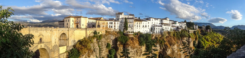 Fototapeta na wymiar Ronda Spanien Altstadt und Sehenswürdigkeiten
