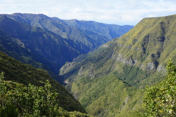 Gebirgslandschaft auf Madeira