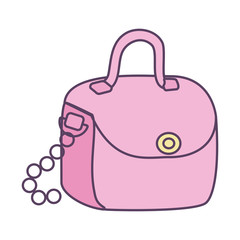 Isolated purse line and fill style icon vector design