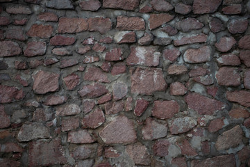 red stone stone wall texture