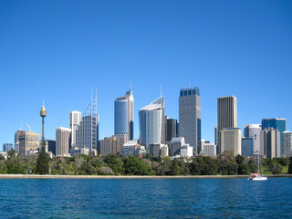 Fototapeta na wymiar Skyline Sydney in New South Wales Australia