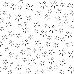 Abstract geometric pattern with different shapes for decoration interior, print posters, greeting card, business banner, wrapping in modern doodle style in vector.