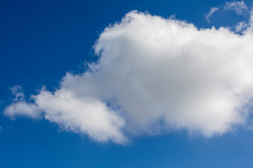 clouds in a blue sky