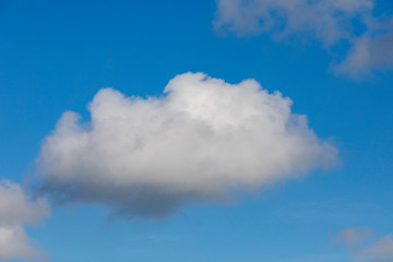 clouds in a blue sky