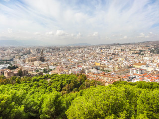 Malaga, Andalusien, Spanien - Altstadt und Sehenswürdigkeiten - Panorama