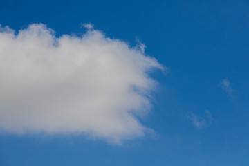 clouds in a blue sky