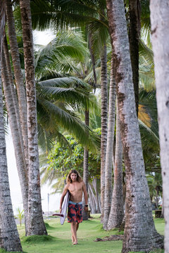 Surfing the sunrise in Costa Rica