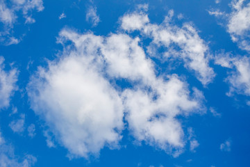 Fototapeta premium Blue sky with white clouds