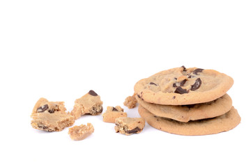 fresh baked cookies in a pile