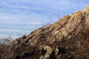 rock on Mount Ara