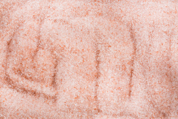 Fine grain pink salt from Himalayan