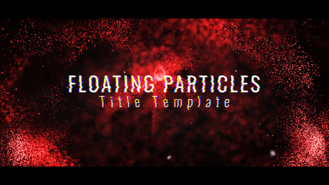 Floating Particles Title