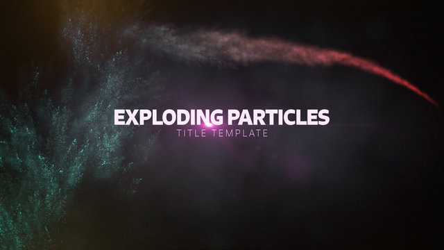 Exploding Particles Title