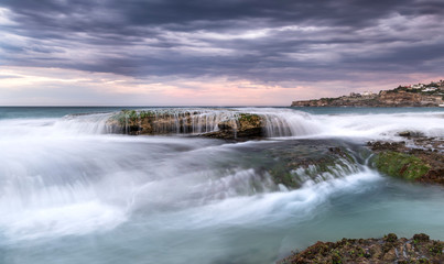 Tamarama Beach at sunset, Sydney Australia