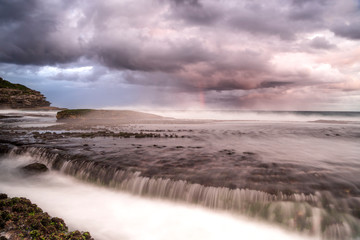 Tamarama Beach at sunset, Sydney Australia