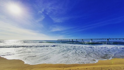 beach at sunset