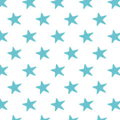 Isolated blue stars background vector design