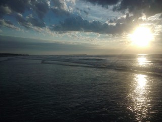 Obraz premium Atardecer Mar Necochea