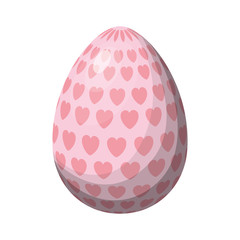 Happy easter egg vector design