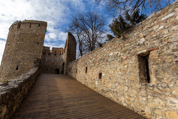 Obraz premium The Barbican bastion in Pecs, Hungary.