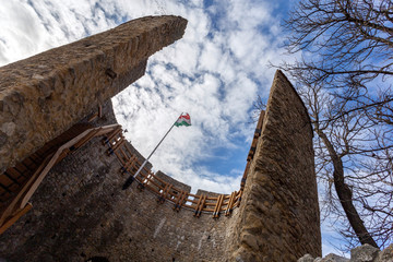 The Barbican bastion in Pecs, Hungary.